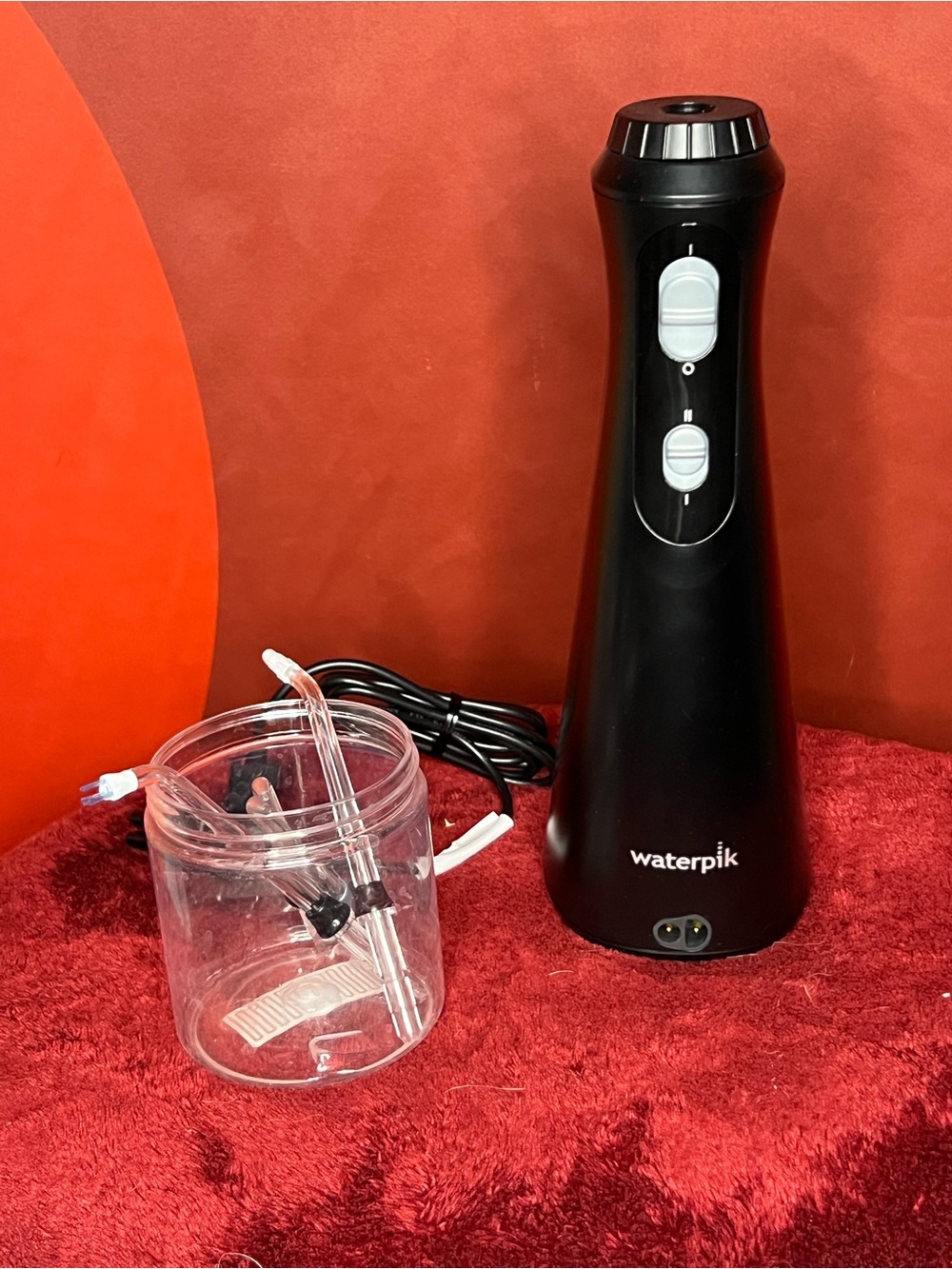 Black Cordless Pearl Water Flosser